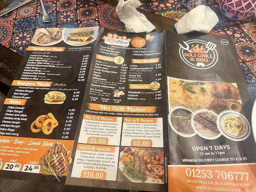 Photo of Suli Grill and BBQ - 110 Central Dr, Blackpool FY1 5DZ